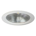 Plafonnier encastré Ø24,2 rond IP44, blanche gradable