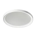 recessed luminaire Ø 17cm round, switchable IP65, white  15W 1800lm 3000K 70° 70°