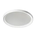 recessed luminaire Ø 17cm round, DALI controllable, microprismatic IP65, white dimmable 19W 2300lm 4000K 60° 60°