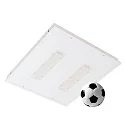 recessed luminaire DALI controllable, ball proof IP40, white dimmable 78W 10400lm 4000K 90° 90°