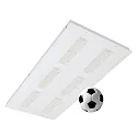 recessed luminaire DALI controllable, ball proof IP40, white dimmable 220W 29900lm 4000K 90° 90°