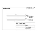 Frisch-Licht Luminaire à grille ERL131151T.3884 rayonnement asymétrique, commutable IP20, blanche 