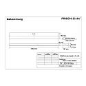 LED Recessed grid luminaire, asymmetrical, 50W, 4000K, 5000lm, IP20, DALI dimmable, white