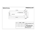 Frisch-Licht Lumière de surface HFL233240HS.13084DA contrôlable par DALI IP40, blanche gradable