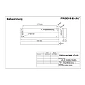 Frisch-Licht LED Halls area luminaire up to 16m, 91W, 4000K, 13300lm, IP40, DALI dimmable, white