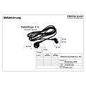 connection cable with plug (FL-STL2063MA.15484…) 400CM 3-pole, black