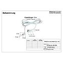 Frisch-Licht Câble de connexion  avec fiche (FL-STL2063MA.15484…) 400CM 3 pôles, blanche
