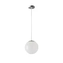 pendant luminaire Ø40 IP40, stainless steel brushed, white dimmable