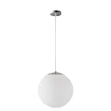 pendant luminaire Ø60 IP40, stainless steel brushed, white dimmable