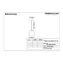 Frisch-Licht Luminaire à suspension KPL6400G.3684ED commutable IP40, acier inoxydable brossé 
