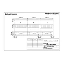 Frisch-Licht Bande élément central LBA134500H.5984M direct, UGR < 19, commutable IP20, blanche 