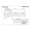 Frisch-Licht LED Light strip Pendant grid luminaire direct / indirect, 39W, 3000K, 5100lm, IP20, UGR < 19, white