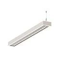 LED Light strip Pendant grid luminaire direct / indirect, 39W, 4000K, 5100lm, IP20, UGR < 19, white