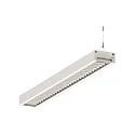 LED Light strip Pendant grid luminaire direct / indirect, 84W, 4000K, 11000lm, IP20, UGR < 19, white