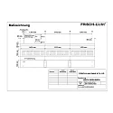 Frisch-Licht Bande élément initial LBN144500H.6483A direct / indirect, UGR < 19, commutable IP20, blanche 