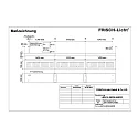Frisch-Licht LED Light strip Pendant grid luminaire direct / indirect, 49W, 3000K, 6400lm, IP20, UGR < 19, white