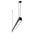Barre lumineuse MICROPAL®, UGR<19 / 1127MM / 830 direct, multipower, avec kit de suspension IP40, noir 