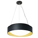 pendant luminaire PREMIUM ARCHITEKTUR Ø 30,8cm IP20, gold, black dimmable