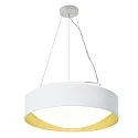 pendant luminaire PREMIUM ARCHITEKTUR Ø 30,8cm IP20, gold, white 