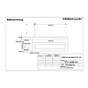 Frisch-Licht Luminaire à suspension PLN131860MP.4284 direct / indirect, UGR < 19, commutable, microprismatique IP20, blanche 