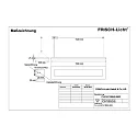 LED Pendant luminaire direct / indirect, 42W, 3000K, 5900lm, IP20, white