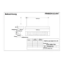 Frisch-Licht Luminaire à grille PLN144500H.11084 direct / indirect, UGR < 19, commutable IP20, blanche 