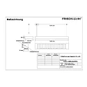 Frisch-Licht LED Pendant grid luminaire direct / indirect, 49W, 3000K, 6400lm, IP20, UGR < 19, DALI dimmable, white