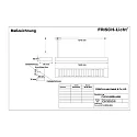 Frisch-Licht LED Pendant grid luminaire direct / indirect, 49W, 4000K, 6400lm, IP20, UGR < 19, white