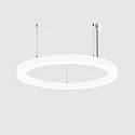 Luminaire à suspension Ø 80CM CCT Switch, direct, UGR < 19, multipower, forme de l'anneau IP40, blanche 
