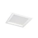 Downlight QDL2254A.2184DA carré, commutable IP54, blanche gradable