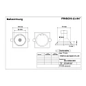 LED Recessed Downlight, GU10, 5W, 3000K, 500lm, IP20, swivelling, aluminum