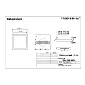 Frisch-Licht LED Recessed Downlight, Refurbishment downlight, 18W, 3000K, 1500lm, IP40, DALI dimmable, white