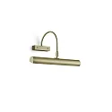 Eclairage de tableau GRIT-30 inclinable E14 IP20, bronze gradable