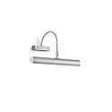 Eclairage de tableau GRIT-30 inclinable E14 IP20, nickel mat gradable
