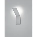 wall luminaire AVA square IP20, nickel matt dimmable