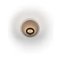 Knapstein Luminaire mural MEGGI rond IP20, bronze, noir gradable