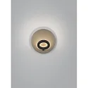 Knapstein Luminaire mural MEGGI rond IP20, bronze, noir gradable