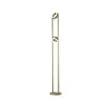 Knapstein Lampadaire WEGA-S haut / bas, pivotant, rotatif, contrôlable avec des gestes IP20, bronze gradable