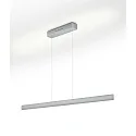 Luminaire à suspension RUNA-132 haut bas, Tunable White, réglable IP20, nickel mat gradable