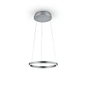 Luminaire à suspension LISA-40 haut bas, Tunable White, contrôlable avec des gestes IP20, nickel mat gradable