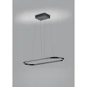 Knapstein Luminaire à suspension ELIN IP20, noir gradable