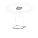 pendant luminaire NIKA-40 up / down, square, adjustable, controllable with gestures IP20, nickel matt dimmable