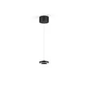 Luminaire à suspension DAJA-1 réglable, contrôlable avec des gestes IP20, noir gradable