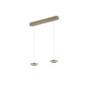 Luminaire à suspension DAJA-2 réglable, contrôlable avec des gestes IP20, couleur sable gradable