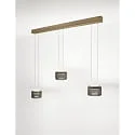 Luminaire à suspension SIDRA-3 haut / bas, réglable, contrôlable avec des gestes IP20, bronze gradable