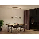 Knapstein Luminaire à suspension SIDRA-3 haut / bas, réglable, contrôlable avec des gestes IP20, bronze gradable