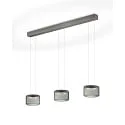 Luminaire à suspension SIDRA-3 haut / bas, réglable, contrôlable avec des gestes IP20, anthrazit gradable
