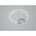 ceiling luminaire SOLEA round IP20, nickel matt dimmable