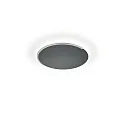 Luminaire de plafond ASTRA-C-40 rond, Casambi IP20, nickel mat, noir gradable