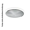 ceiling luminaire ASTRA-60 round IP20, nickel matt, black dimmable